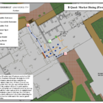 B Quad Market Dining Circulation Map