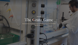 Vanderbilt has developed internal funding programs to facilitate faculty research.