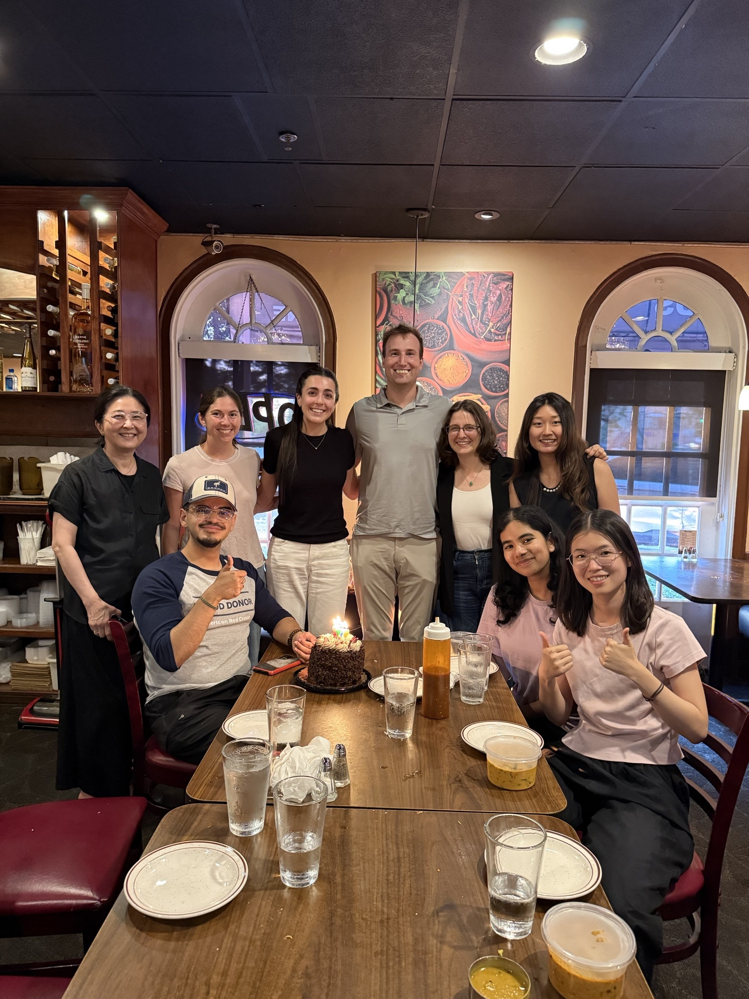 Lab Dinner at Woodlands