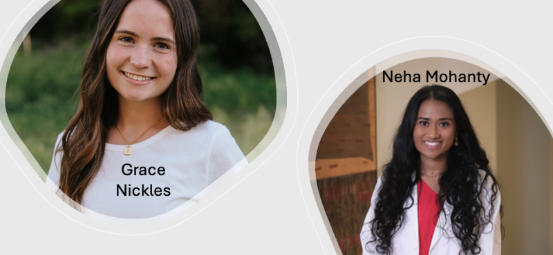 We’re so excited to welcome our newest lab members, Grace Nickles and Neha Mohanty!!