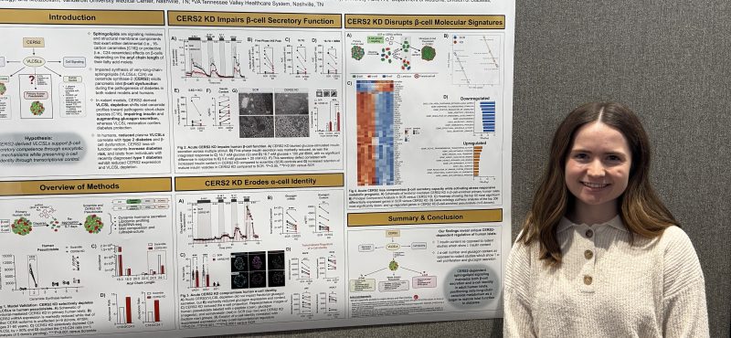 Grace Nickles gave an outstanding poster presentation at Vanderbilt’s Diabetes Day, 2025!