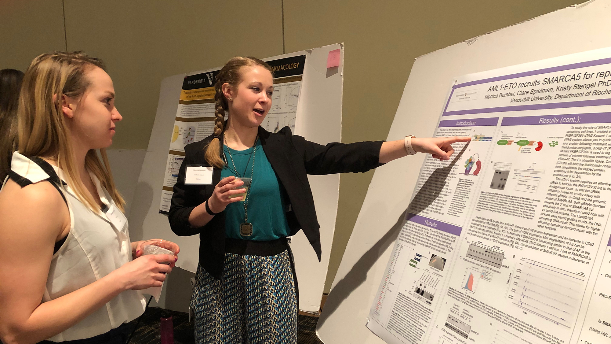 2019-02-12 Monica presenting her thesis research at the 2019 Department of Biochemistry Retreat.