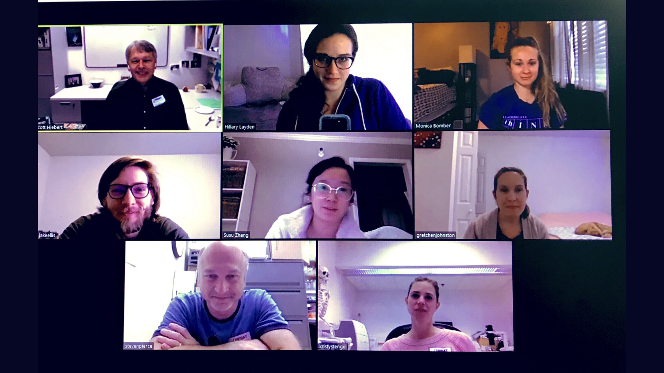 2020-05-15 A socially distant lab meeting.