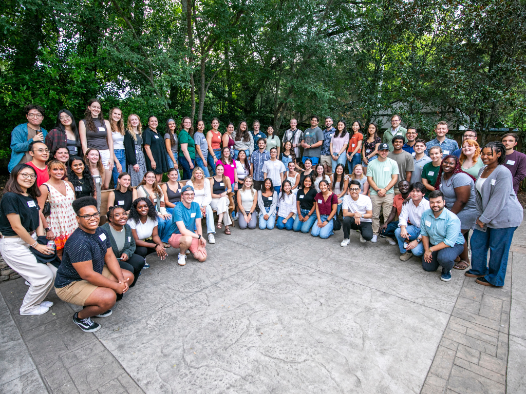 Group shot during Dean's picnic