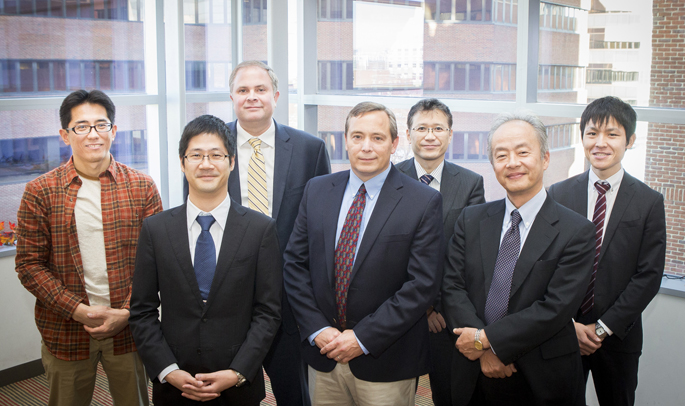 Group photo of WCNDD and Ono Pharmaceutical Group members.