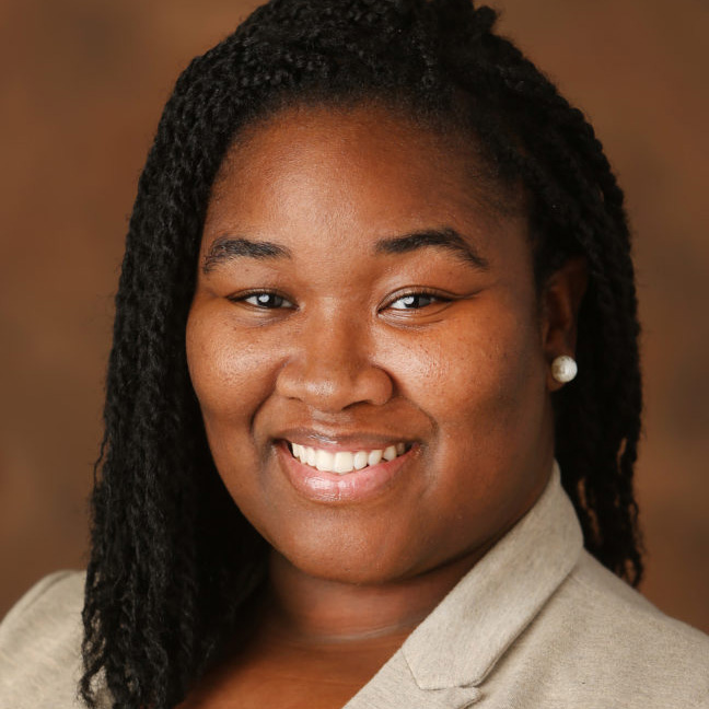 12-5-014 - Studio photos of Chazlie Miller, Alumni Relations &amp; Development Coordinator for DAR, Peabody College. (Steve Green / Vanderbilt University)