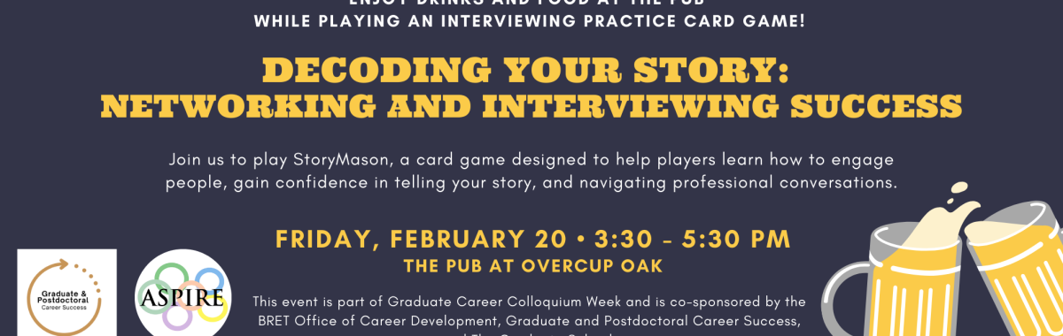 ASPIRE UP: Decoding Your Story: Networking and Interviewing Success