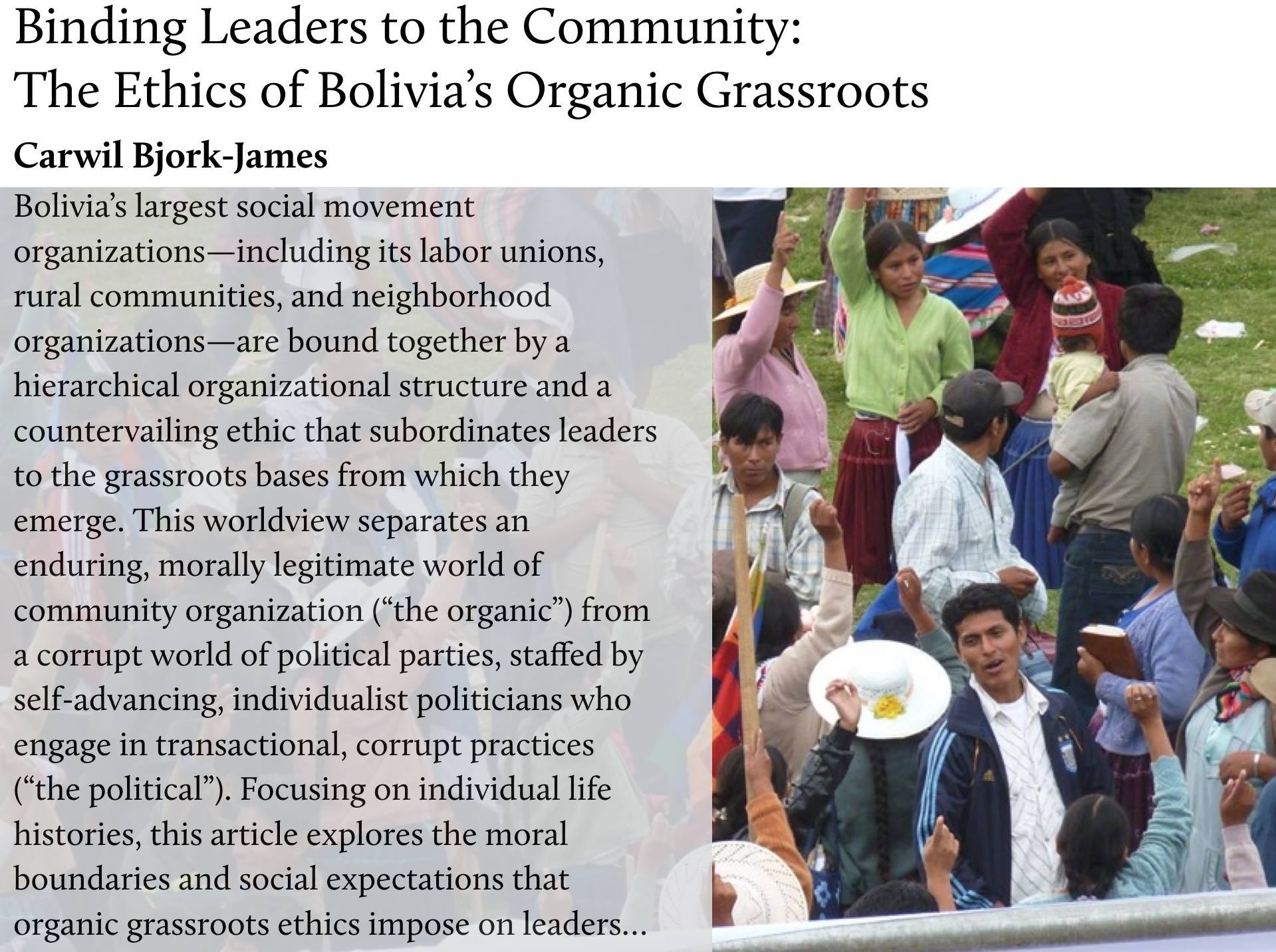 Binding leaders short abstract