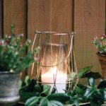 altar with lantern and candles