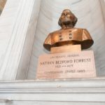 Bust of Nathan Bedford Forrest on display in the Tennessee State Capitol. Shelley Mays/The Tennessean
