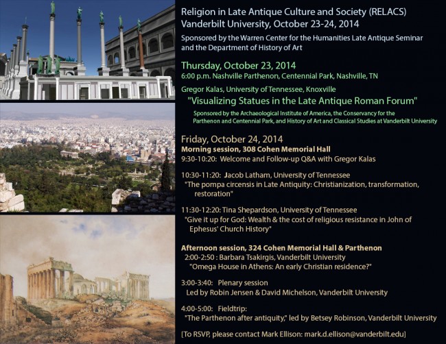 Poster & Schedual for RELACS 2014