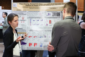 1st place poster session award winner Mariah Bezold.