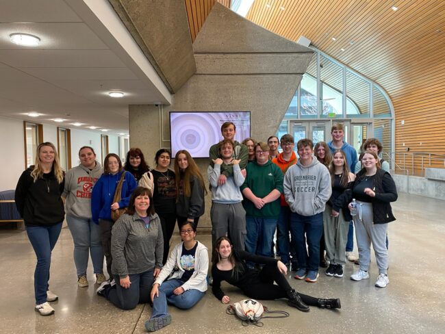 Students from Greenbrier High School