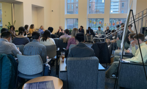 Warren College hosts a dinner for students with Ted