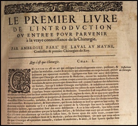 The first description of CDH was in 1575 by the skilled French surgeon, Ambroise Pare.