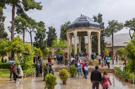 Hafez tomb in Shiraz