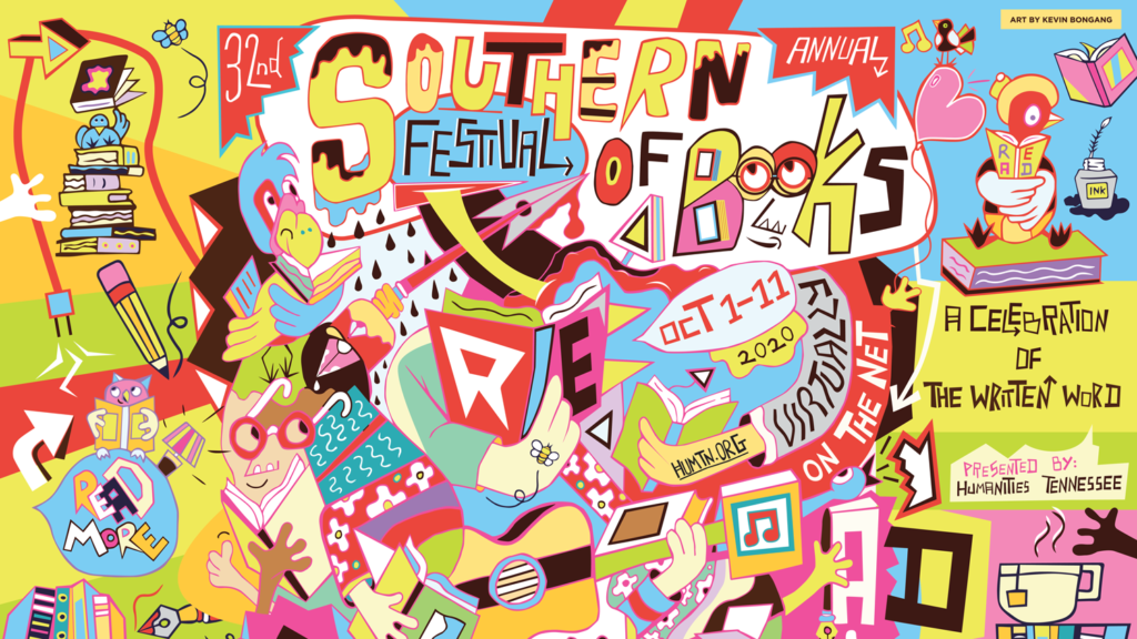 Southern Festival of Books Banner for their 2020 event