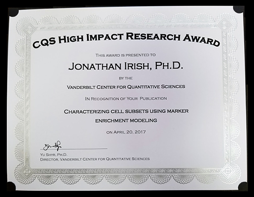 2017 CQS high impact research award