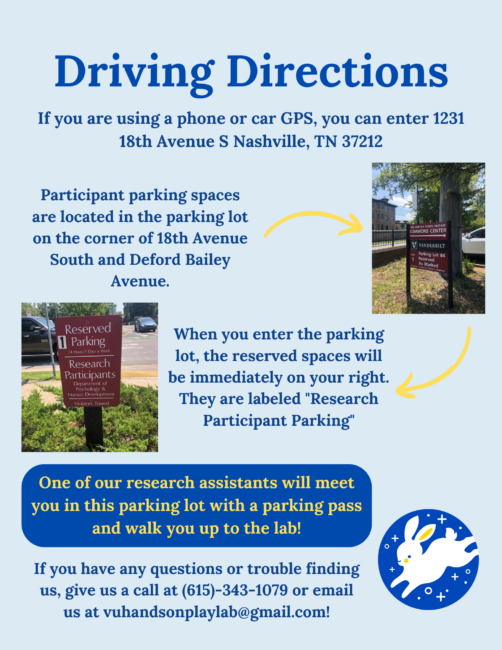 Updated Driving Directions