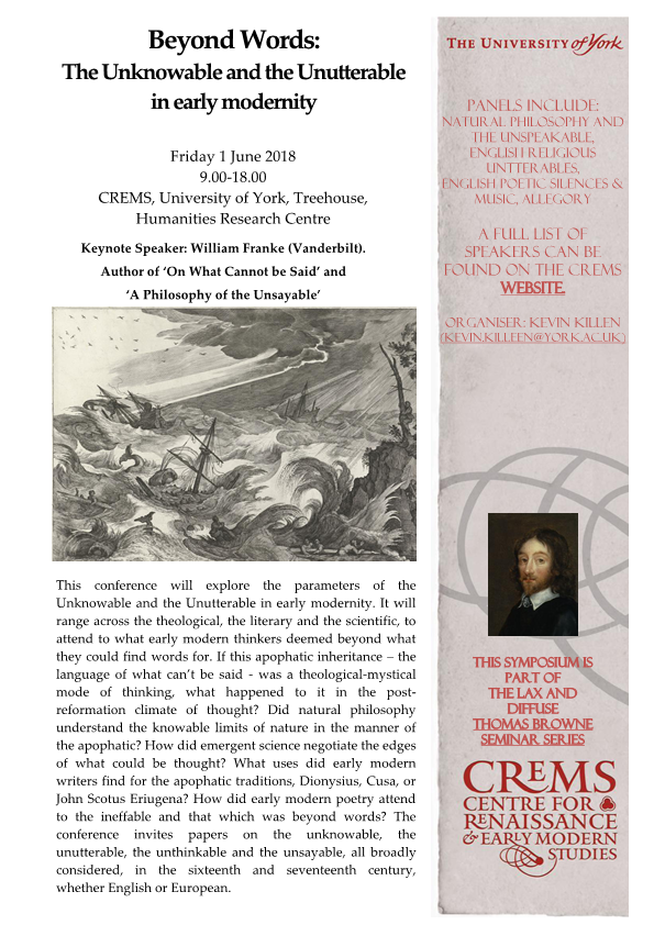 Beyond Words York Conference Poster