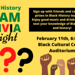 Grad students Black History Team Trivia