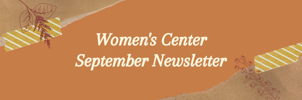 Women's Center September Newsletter