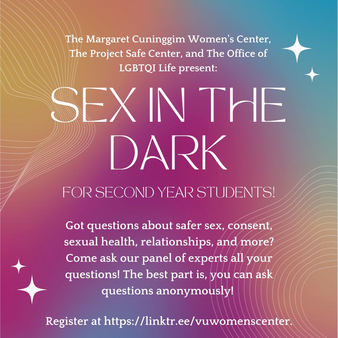 Sex in the Dark event flyer