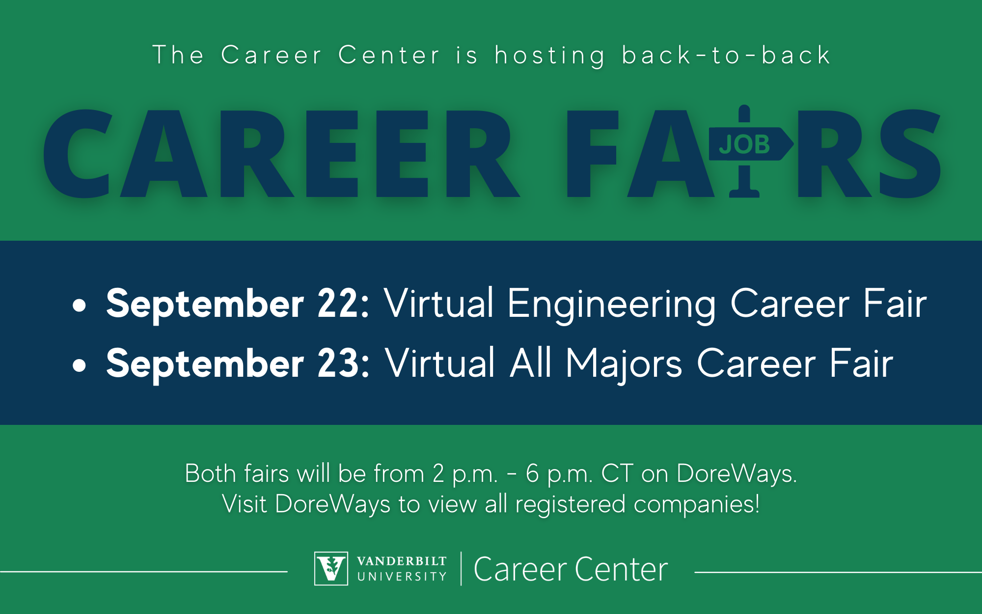 Career Center Career Fairs Ad