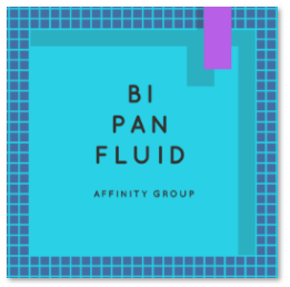 Bi Pan Fluid Affinity Group logo in blue decorative square with a purple rectangle in the upper right corner.