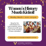 women’s history month kickoff