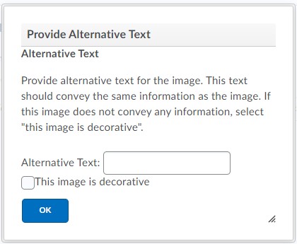 Alt Text request in Brightspace