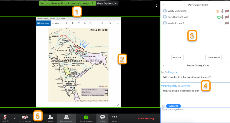 How do I navigate a Zoom meeting interface? | Brightspace Support