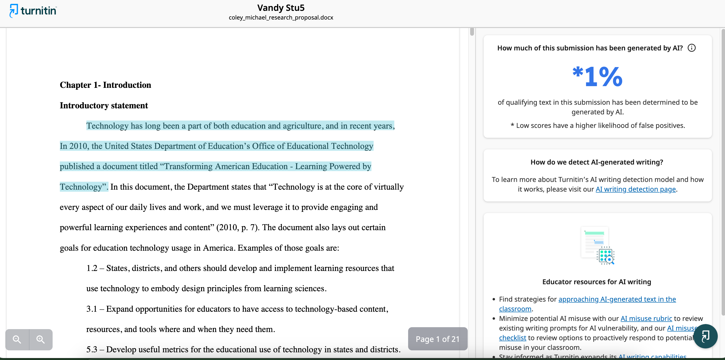 Turnitin’s New AI Writing Detection (and what it means for your ...