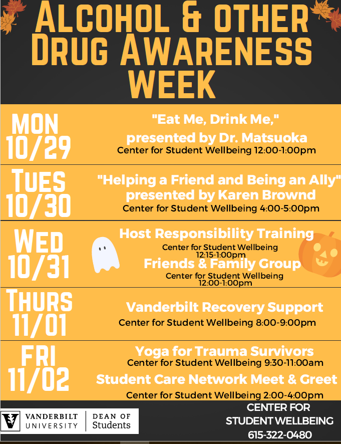 Alcohol and Other Drug Safety and Awareness - Student Life Guide