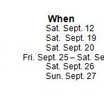 Outdoor Rec Trips List