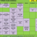 April-2013 Class Schedule