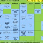 March2013 Fitness Schedule