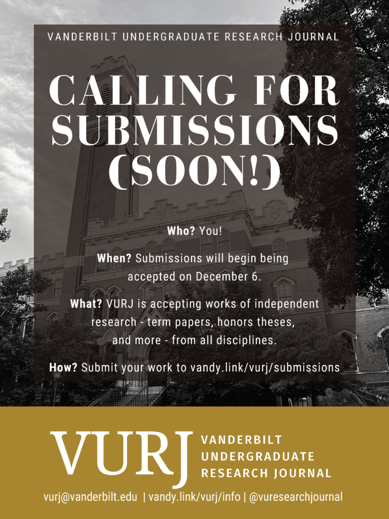 vanderbilt undergraduate research journal