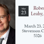 Robert Leahy seminar announcment