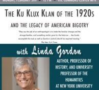 10th Annual Murray Lecture with Linda Gordon