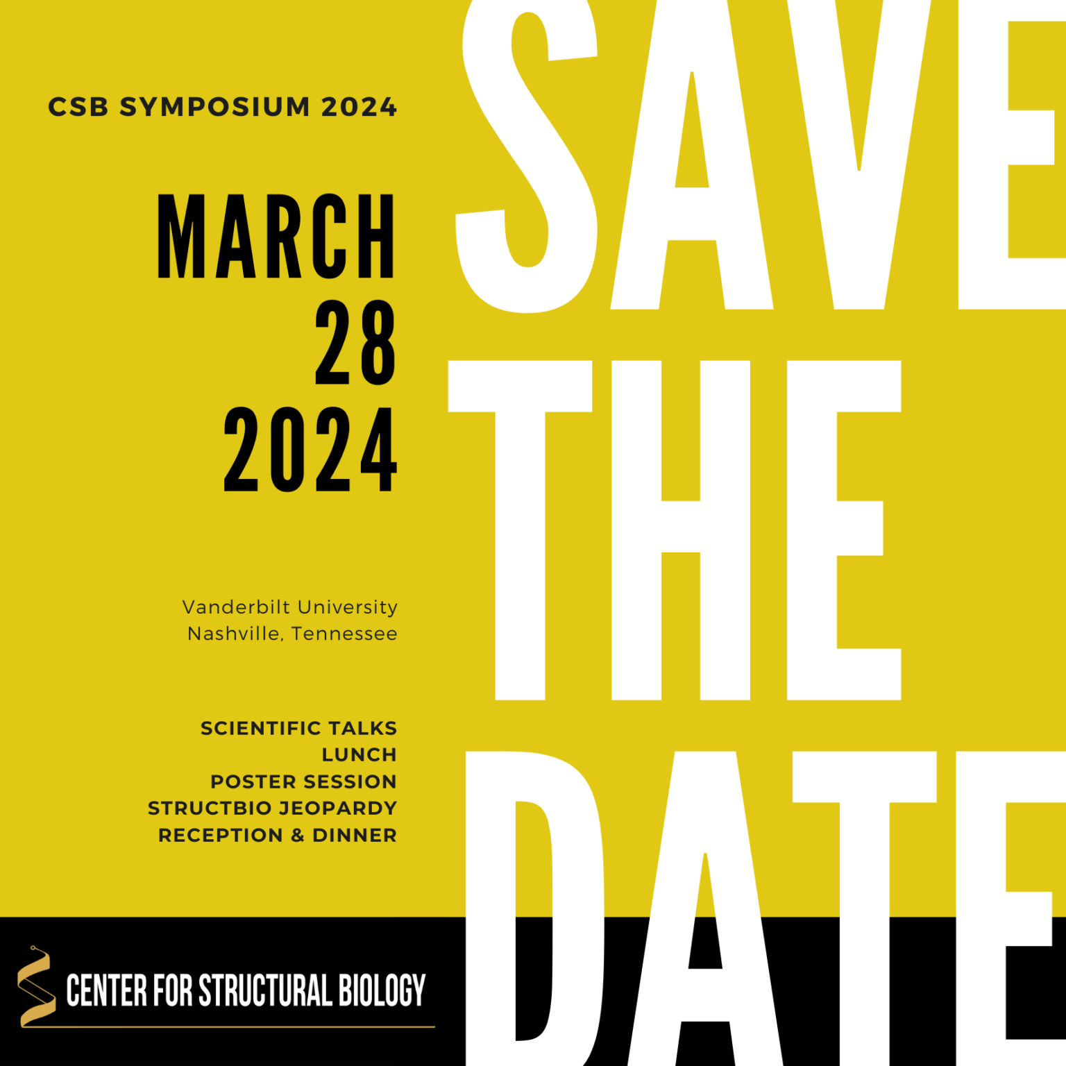 CSB Symposium 2024 Center for Structural Biology Vanderbilt University