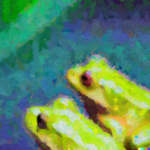 DALL·E 2023-02-14 15.27.07 – impressionist painting of two frogs