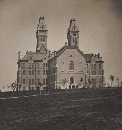 back of Kirkland Hall in 1877