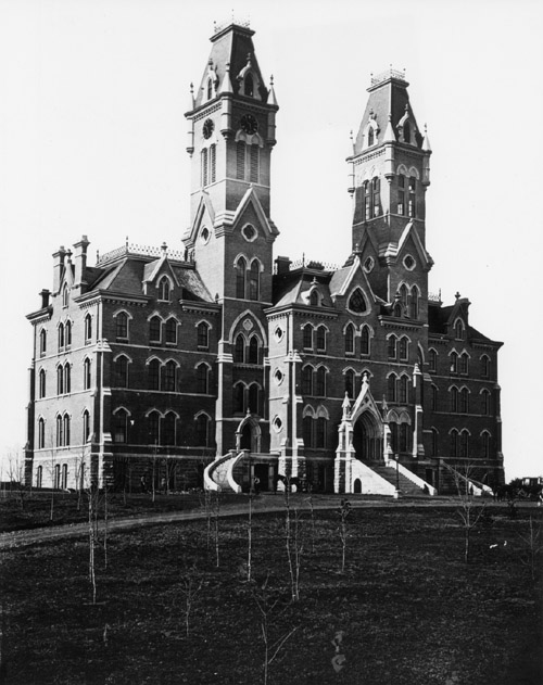 front of Kirkland Hall in 1875