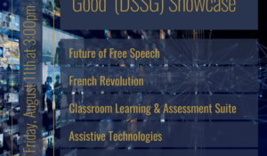 Data Science for Social Good (DSSG) Showcase
