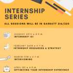 Spring Internship Series Flyer