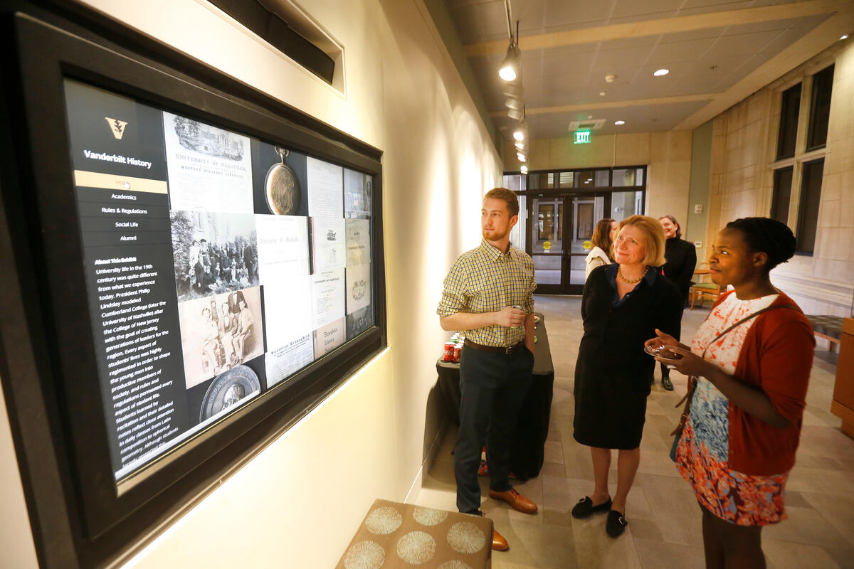3-27-2019  - Photos of Library Fellows Presentations &amp; Exhibit Opening on the 2nd floor of the Main Library (Vanderbilt University / Steve Green)
