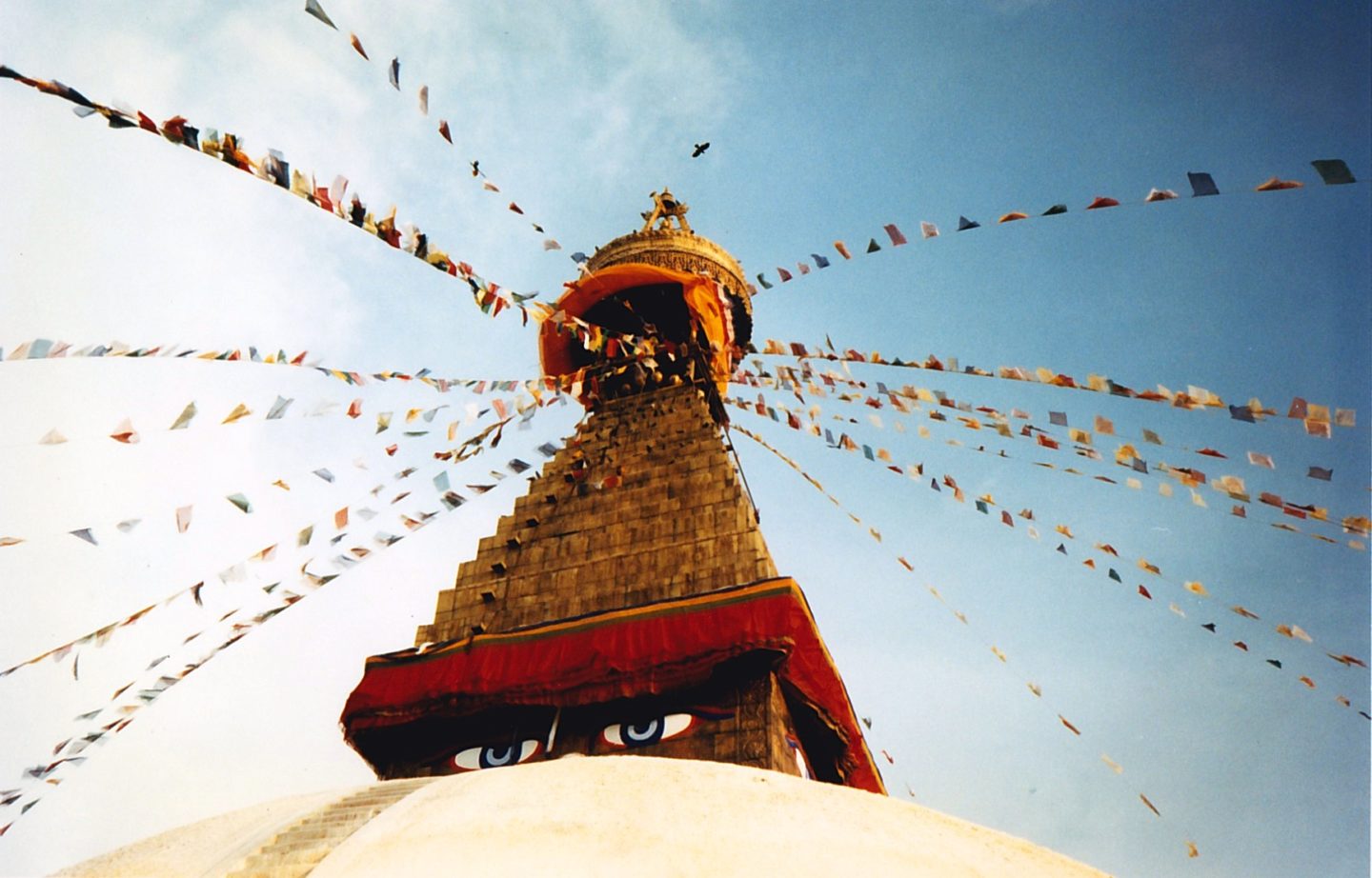 Boudhanath stupa, Kathmandu, Nepal, by SarahTz, licensed under <a href='https://creativecommons.org/licenses/by/2.0/'>CC BY 2.0</a>