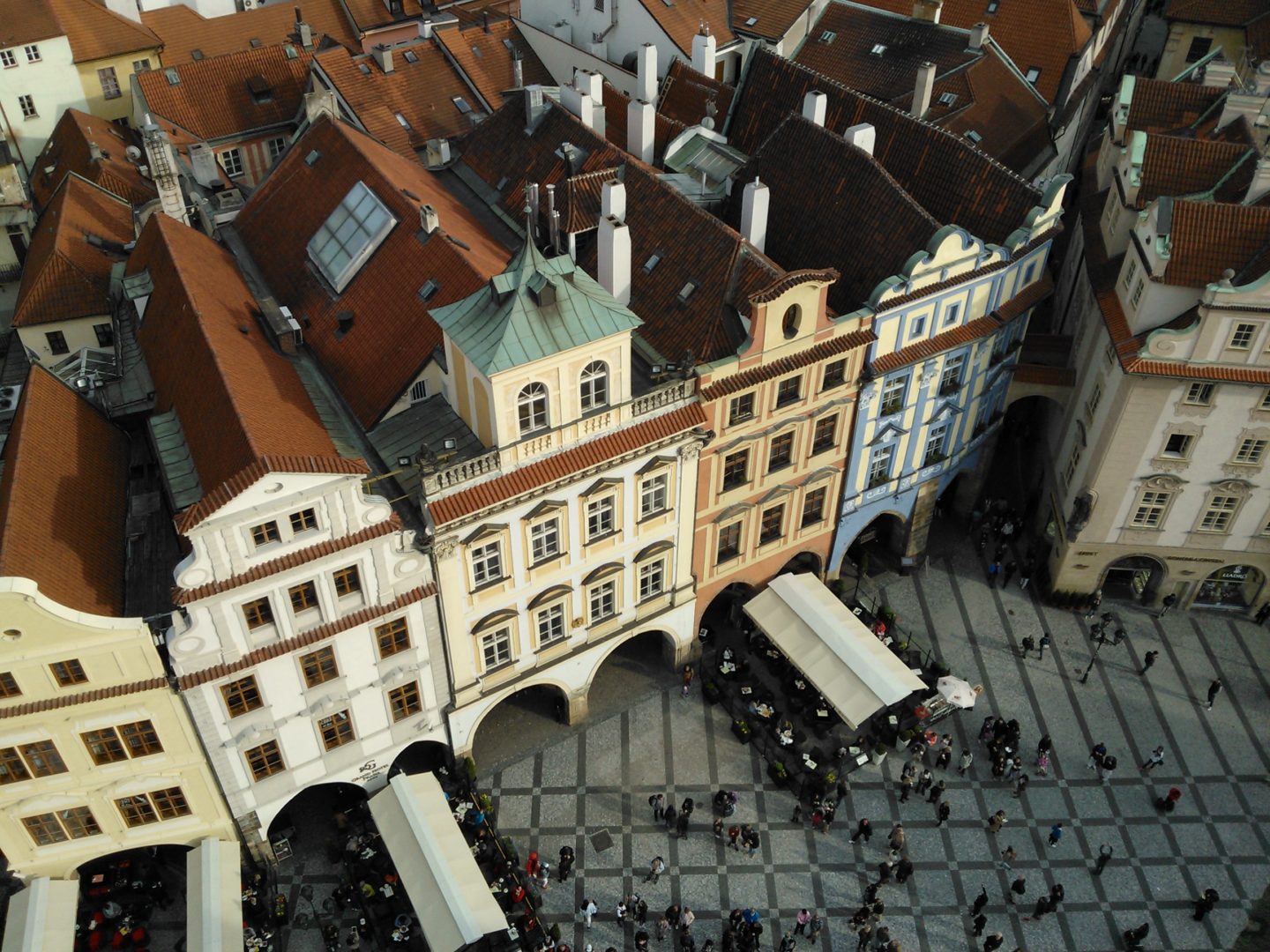  Looking down at Old Town Square, courtesy of Isabelle Wong