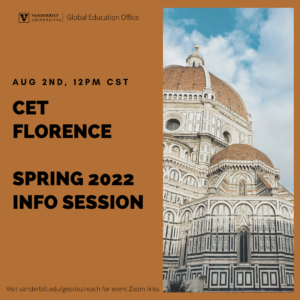 Study Abroad Info Session poster